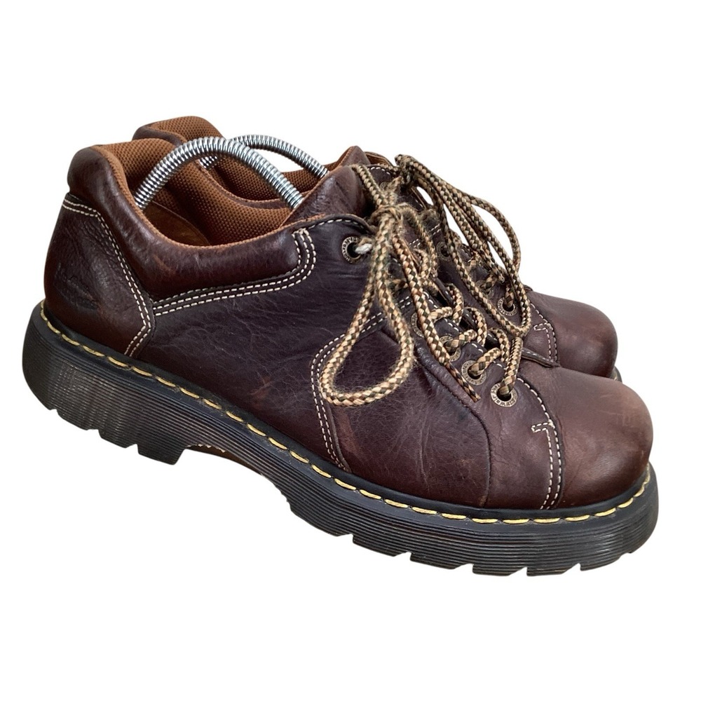Dr. Martens 9A95 Brown Leather Oxford Shoes Men's Size 11 Chunky Lug Sole